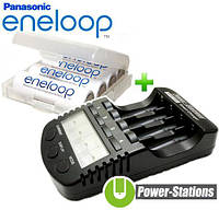 Комплект: DLY Full 1 + 4 Panasonic Eneloop 2000 mAh BK 3MCCE (AA) + Бокс.