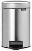 Відро для сміття Brabantia Pedal Bin 3 л Matt Steel (113222)