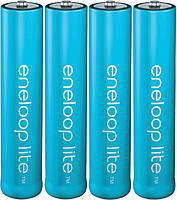 Panasonic Eneloop Lite 600 mAh (min 550 mAh) BK-4LCCE в боксе. 3000 Циклов! (AAA). Цена за уп. 4 шт.