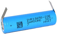 Samsung INR 18650 29E с лепестками (под пайку). Li-ion 3,7V 2900 mAh без защиты. Оригинал - Korea.