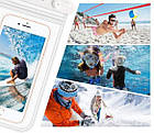 Водонепроникний чохол для смартфона Flounder Waterproof білий, фото 7