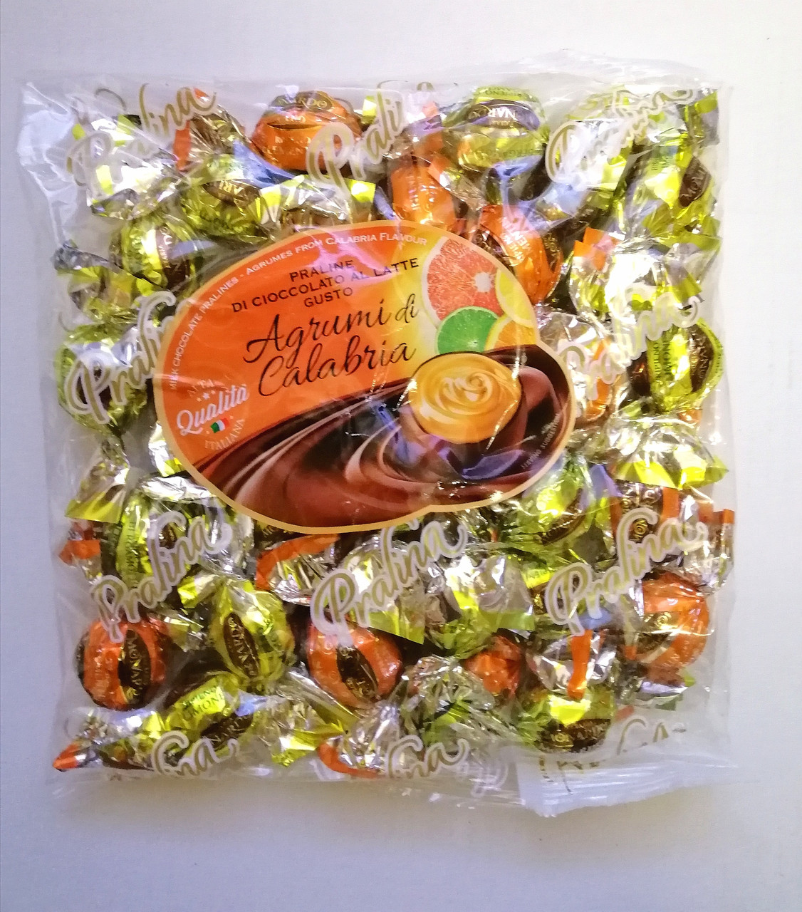 Шоколадні цукерки «Dolciaria Monardo Pralines» з цитрусовим праліне 450 грамів, Італія