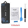 Термопаста HY-A9 Halnziye 11 W/mK 2,5 г набір карбонова термопрокладка термоінтерфейс, фото 3