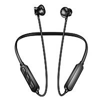 Навушники бездротові Bluetooth з мікрофоном для спорту HBQ H18 Black (883050)