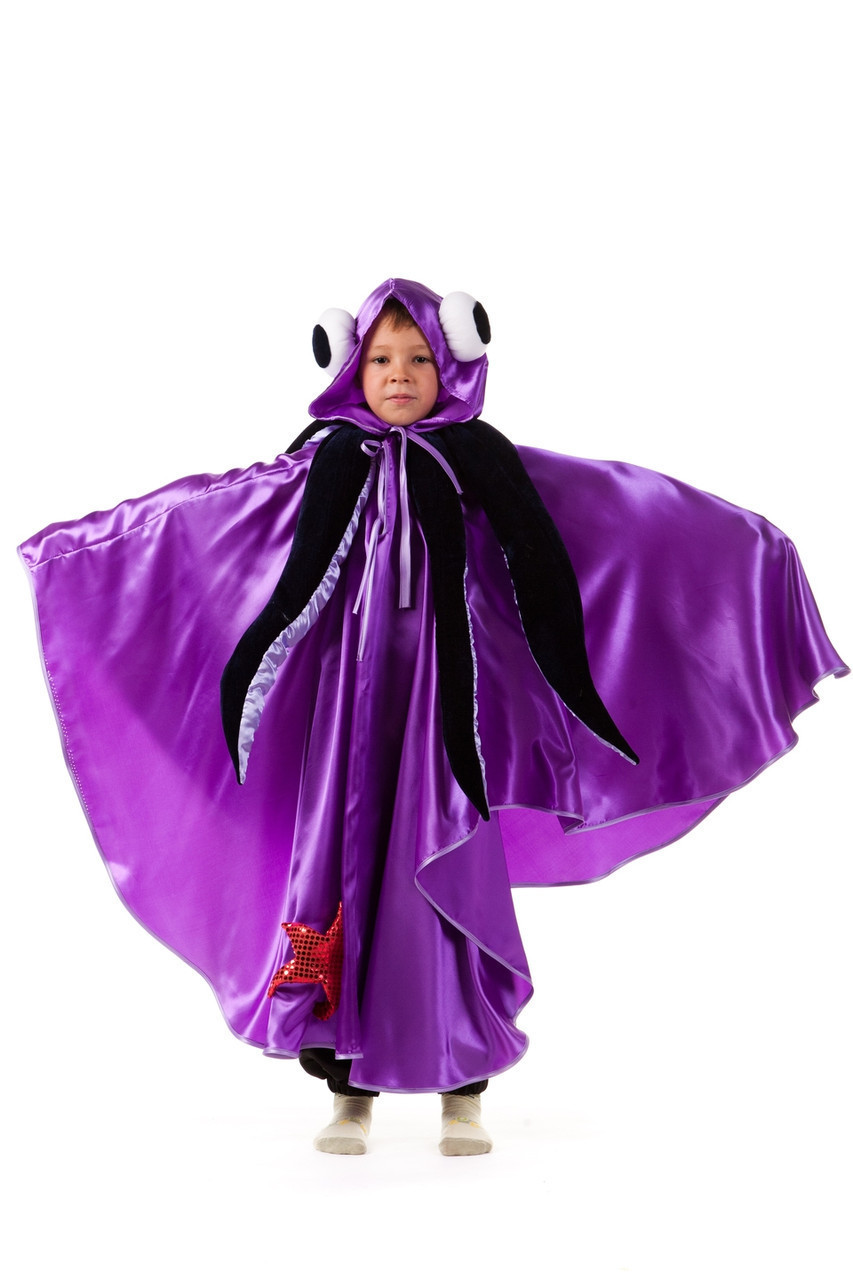 Дитячий карнавальний костюм для хлопчика «Восьминіг» 120-130 см, фіолетовий