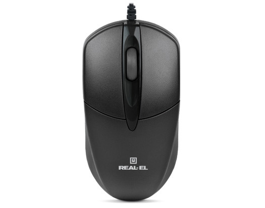 Миша REAL-EL RM-211 Black USB UAH