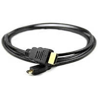 Кабель HDMI - micro HDMI 1.5м черный v1.4 00833