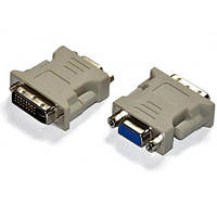 Переходник VGA(мама) - DVI-I 24+5 (папа) Grey/White (03376)