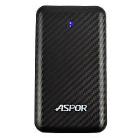 Power Bank Aspor A336 10000mAh 2USB 2.4 A - Carbon Black