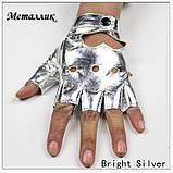 Шкіряні рукавички з сердечками, фото 9