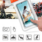 Водонепроникний чохол Hammock для смартфона до 7 дюймів із надувними краями зелений, фото 4