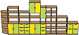 Модульна стінка для шкіл і дитячих садків (НУШ), фото 3
