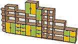 Модульна стінка для шкіл і дитячих садків (НУШ), фото 4