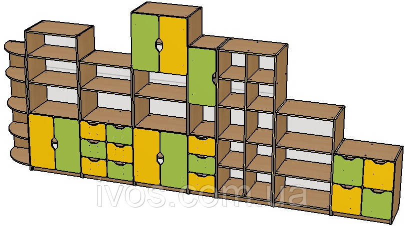 Модульная стенка для школ и детских садов (НУШ) - фото 4 - id-p1080869914