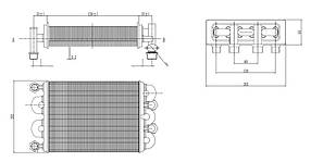 Теплообмінник Ferroli Domiproject F24, Fereasy F24 - Art 902610190, фото 3