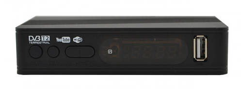 Цифровий тюнер MHZ DVB-T2 Megogo з LCD, фото 3