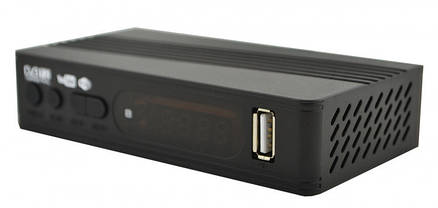 Цифровий тюнер MHZ DVB-T2 Megogo з LCD, фото 4