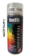 Аерозольна фарба 400 мл Budfix RAL 9003 універсальна біла матова (10 шт)