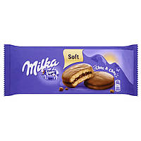 Milka Choc&Choc Бисквитное печенье в шоколаде с шоколадной начинкой 150g