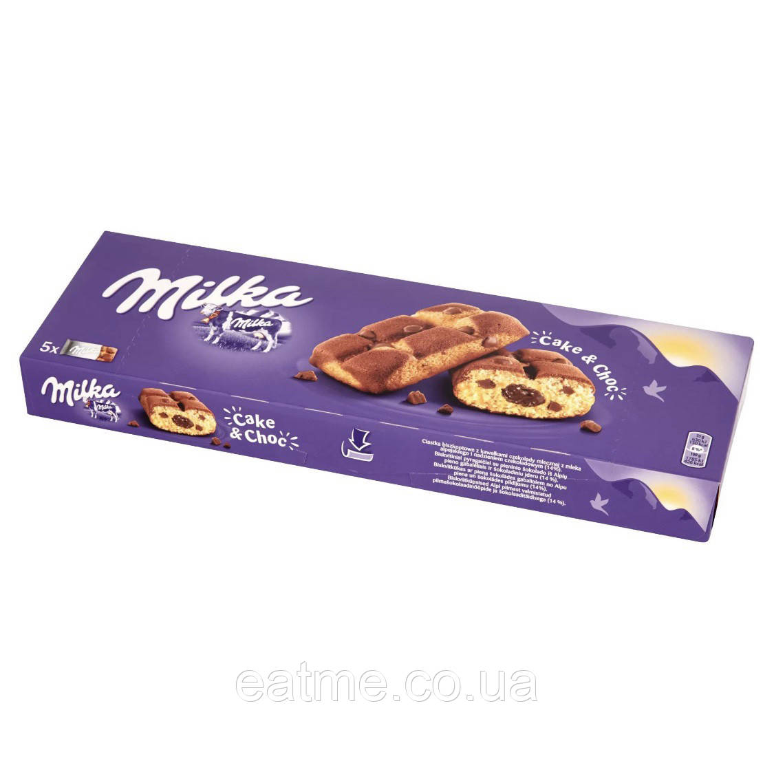 Milka Cake&Choc Бісквіти із шоколадною начинкою 175 g