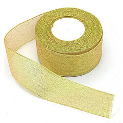 Стрічка парча 5 см золото 23 метри