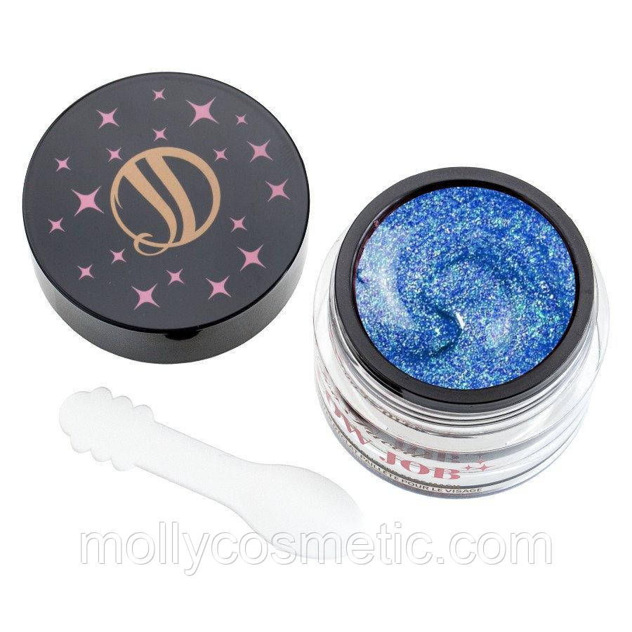 Маска-плівка для обличчя з блискітками Hyaluronic Acid (зволожувальна) 50 ml, фото 1