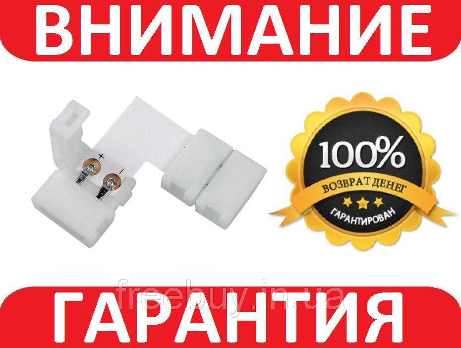 Конектор 90 градусів для з'єднання LED-стрічок 2835 і 2835 тип "L", фото 1