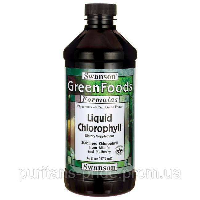 Рідкий хлорофіл,Swanson Liquid Chlorophyll 474 мл