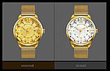 Оригінальні чоловічі годинники Skmei 9166 Gold gold, фото 9
