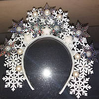 Обідок зі сніжинками