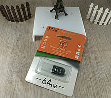 USB-карта пам'яті (флешка) 64Gb T&G — чорна