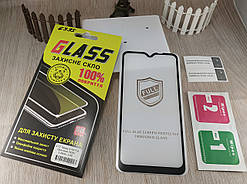 5D full glue ЛЮКС захисне скло для Samsung Galaxy A10s (2019) A107 — black — повне проклеювання