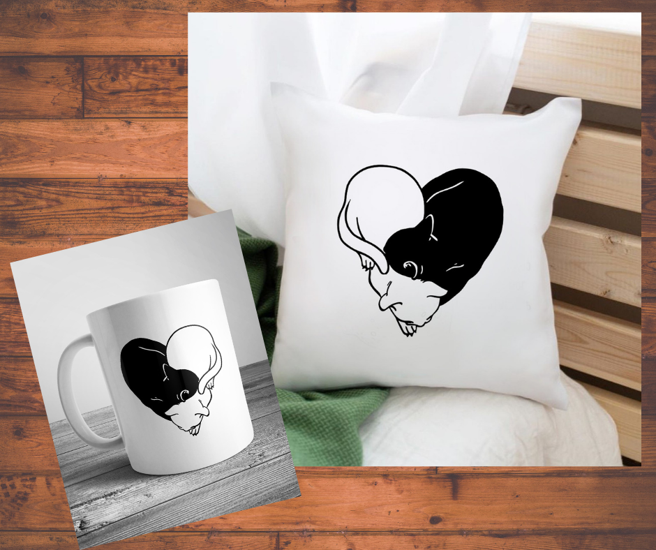 Набір подушка і чашка Котики, фото 1