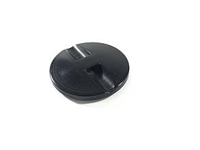 Ґудзики круглі кольори чорний 28 мм, фото 2