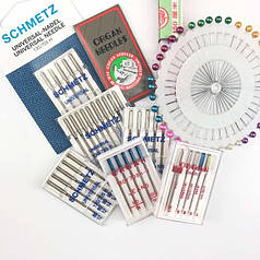 Голки для побутових швейних машин і оверлоков Organ і Schmetz