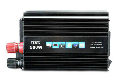 Перетворювач авто інвертор UKC 12V-220V 500W, фото 1