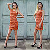 Стильне плаття міні на літо в яскравих кольорах, фото 2