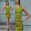 Стильне плаття міні на літо в яскравих кольорах, фото 4