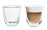 Набір склянок Delonghi DLSC301 Cappuccino (Капучино) (6 шт.) 190 ML Стакани з подвійними стінками, фото 2