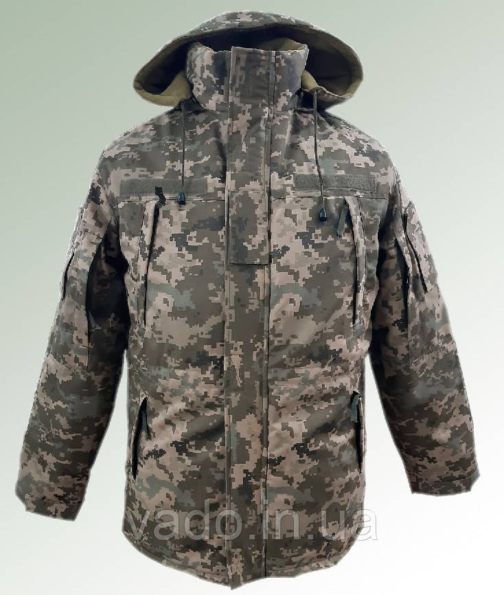 Куртка зимова для військовослужбовців ЗСУ (піксель)