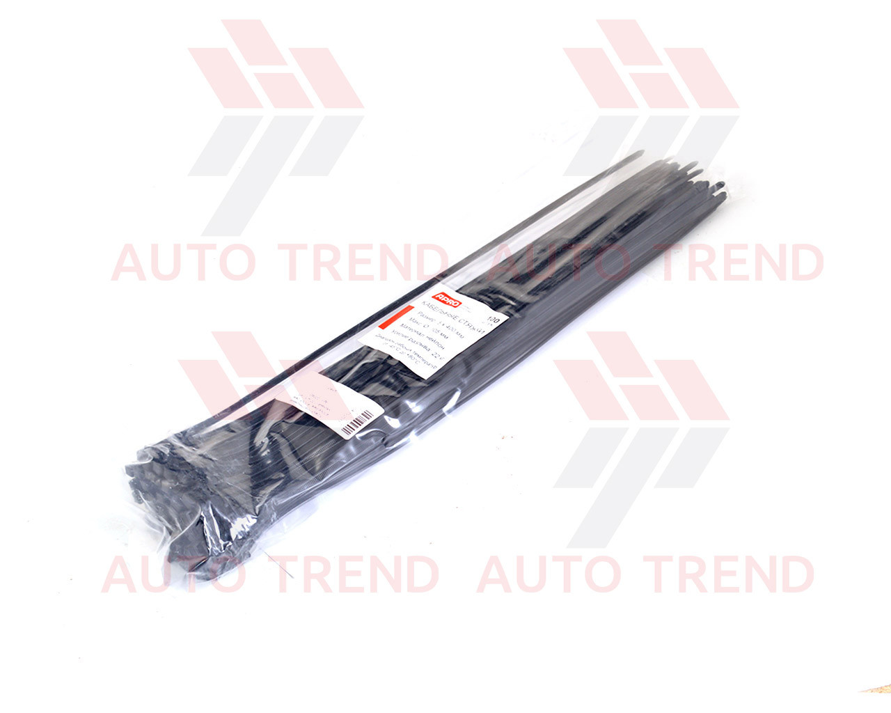 Хомут пластиковий 400х5,0мм чорний (100 шт.) уп.