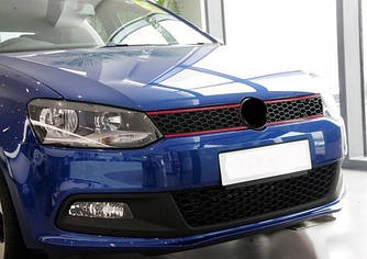 Решітка радіатора VW Polo Mk5 (09-15) тюнінг-стиль GTI