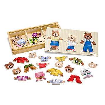 Одягни сім'ю ведмедів Melissa & Doug