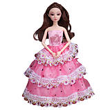 Рухома (шарнірна) bjd автора лялька в яскравому сукню, фото 5