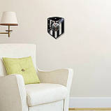 Футбольний Клуб Атлетико Мадрид Декор на стіну Вініловий годинник Годинник у кабінет Годинник футболіста Кварцовий годинник, фото 2