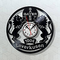 Футбольный Клуб Байер Леверкузен Часы настенные Часы с виниловой пластины Часы для болельщика футбола 300 мм