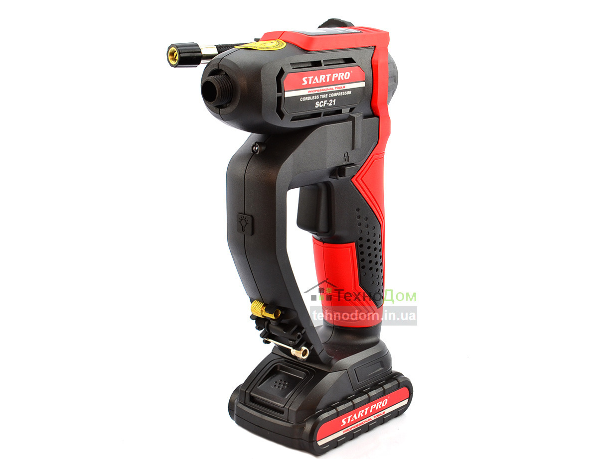 Компресор автомобільний акумуляторний Start Pro SCF-21