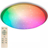 Люстра с пультом светодиодная Led потолочная ( умный светодиодный светильник ) LUMINARIA SATURN 60 W RGB
