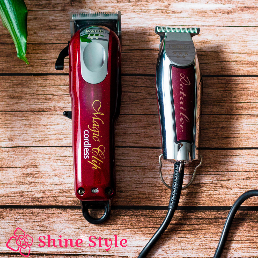 Набір машинка і тример Wahl Magic Clip Cordless + Detailer Wide