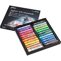 Пастель масляная 24 цвета, мягкая Mungyo Artists' soft oil pastels MOPV-24